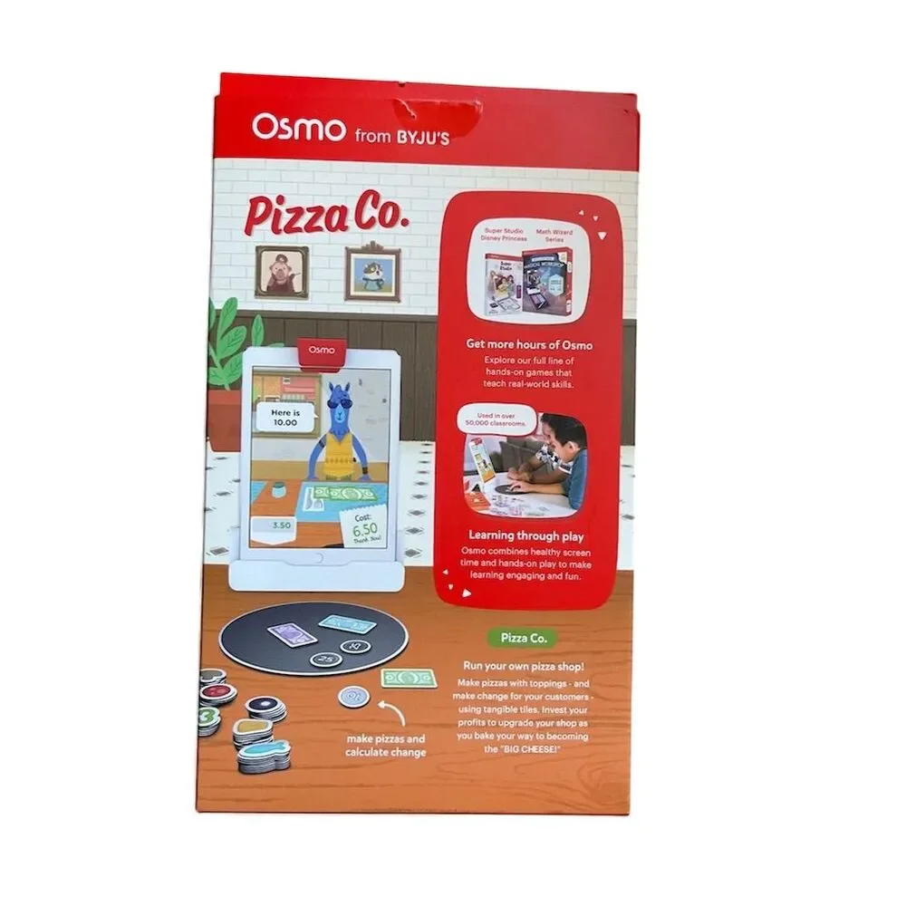 Osmo Pizza Co. Educational Game for Kids Ages 4-7 Math Learning White Boys